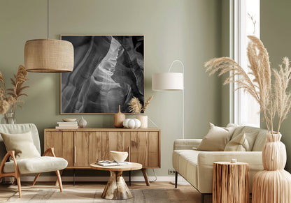 Wandbild MONOCHROMER ANTELOPE CANYON Tageslicht
