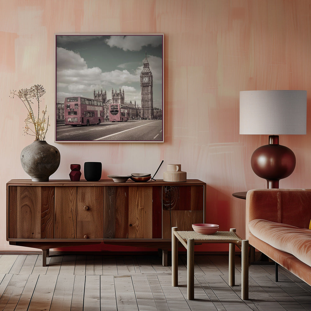 Wandbilder Typisch London | urbaner Vintage-Stil