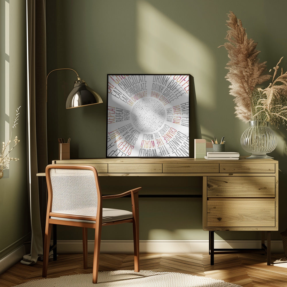 Wall art GRAPHIC ART Life Circles