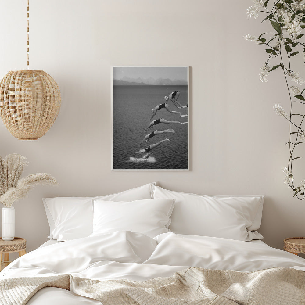 Wandbild Die Schönheit des Tauchens