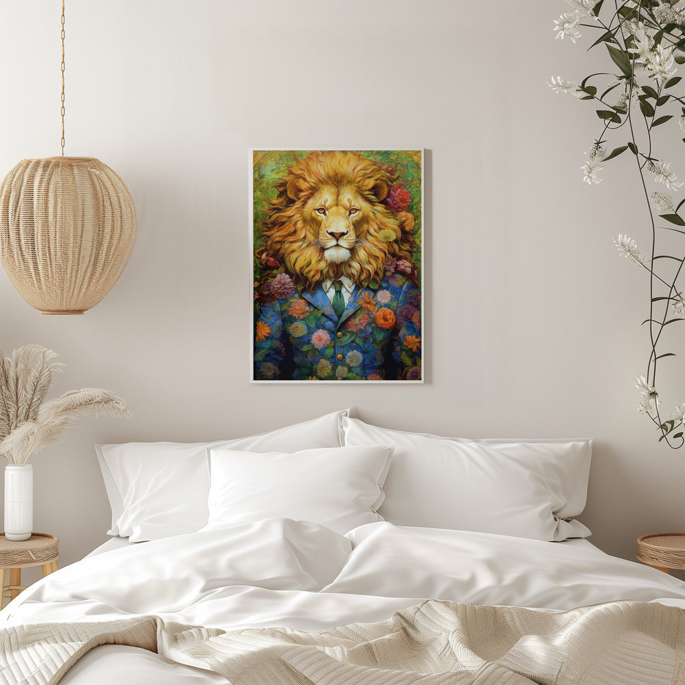 Wandbild Löwe Tierkunst #löwe
