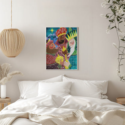 Wandbild Heilige Drei Könige Leinwanddruck