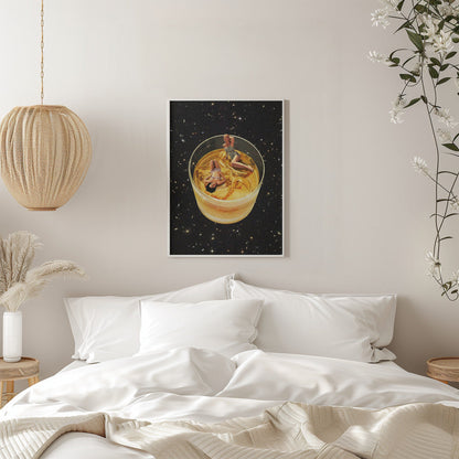 Wandbild Whisky-Freunde – On the rocks