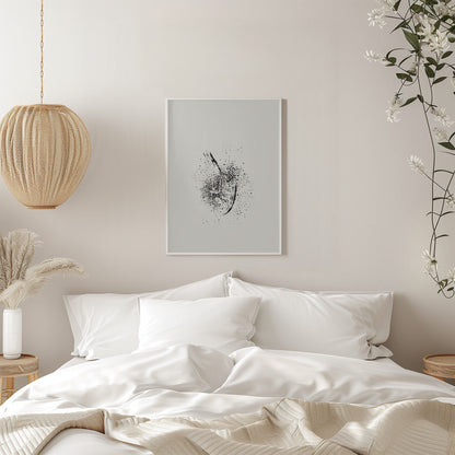 Wall art Brush splatters #2