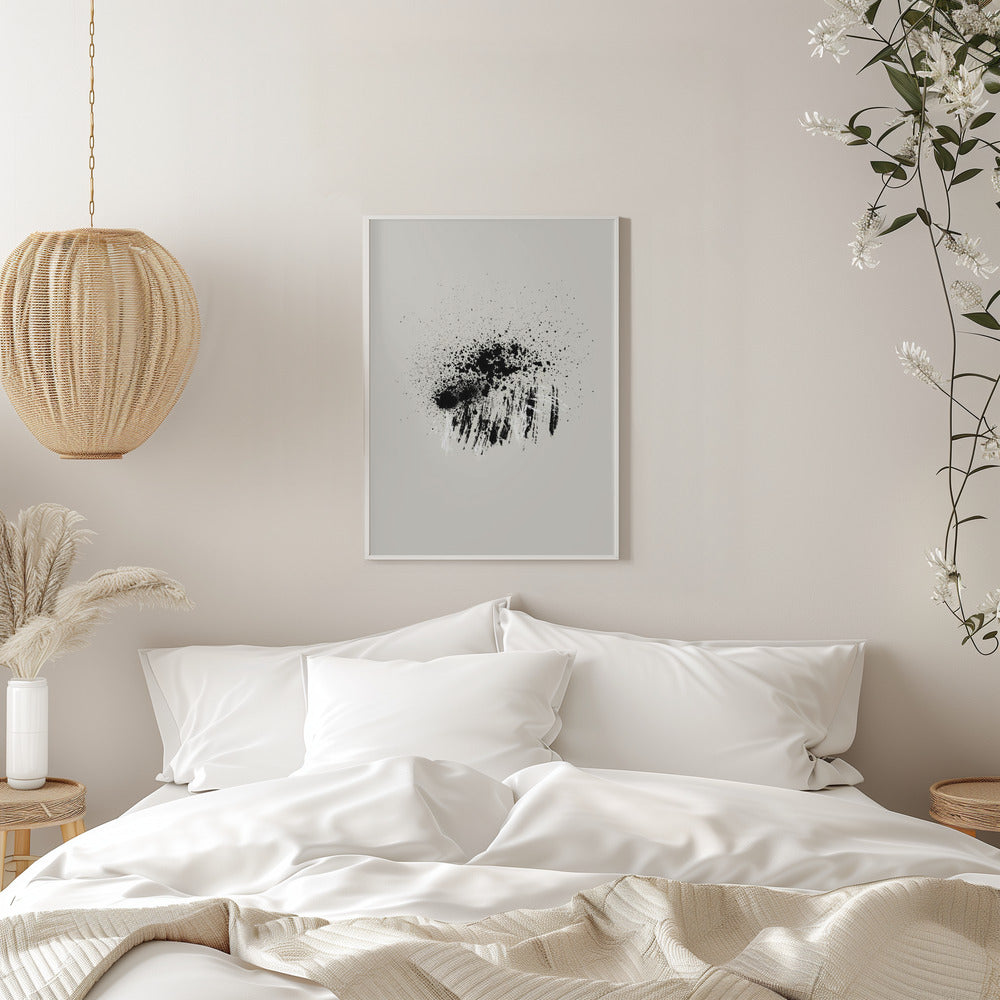Wall art Brush splatters #3