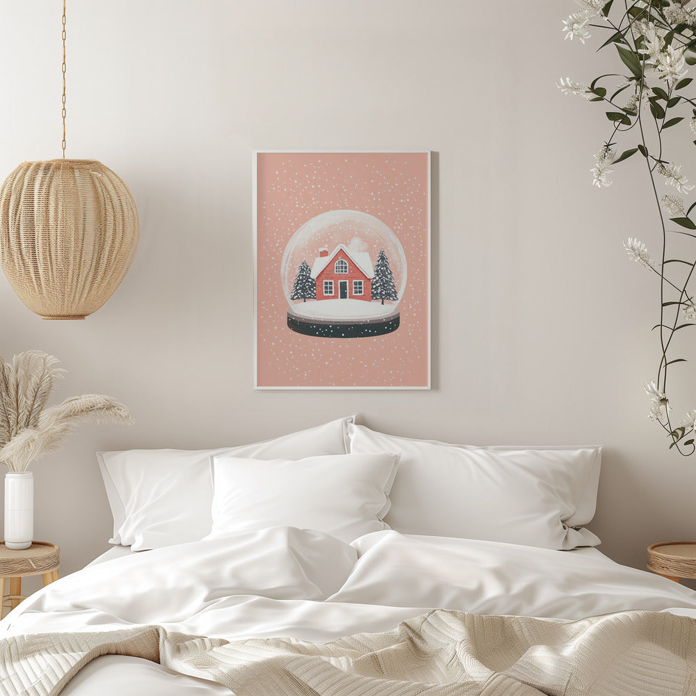 Wandbilder Weihnachtsbaumschmuck Glas Illustration Leinwanddruck
