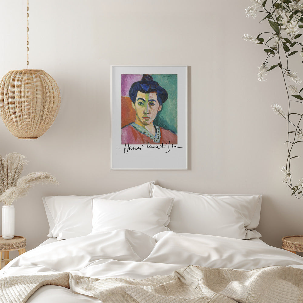 Wandbild La Raie Verte mit Unterschrift
