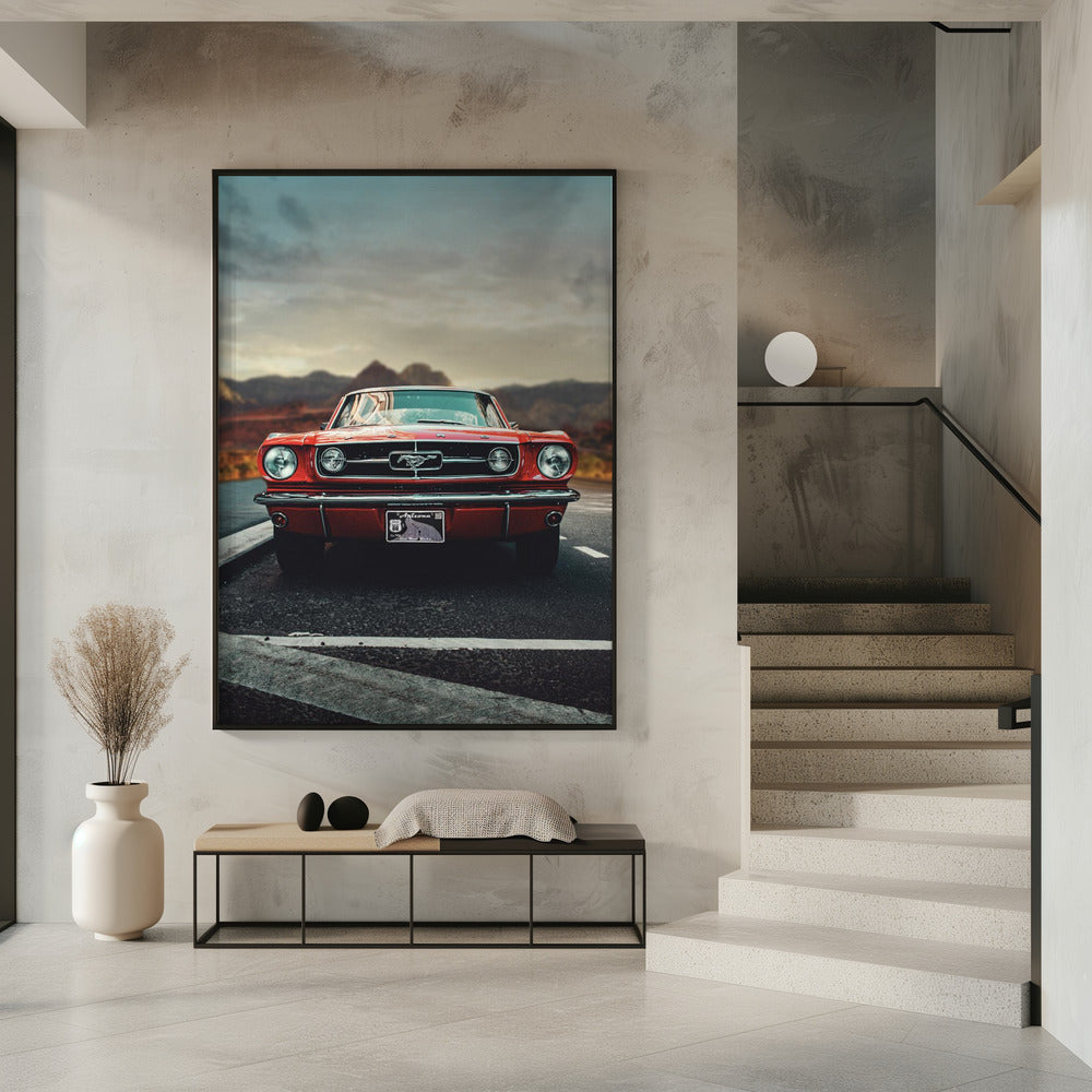 Wandbild Oldtimer Liebe
