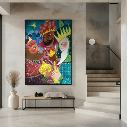Wandbild Heilige Drei Könige Leinwanddruck