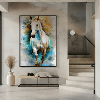 Wandbild Aquarell Pferd (14)