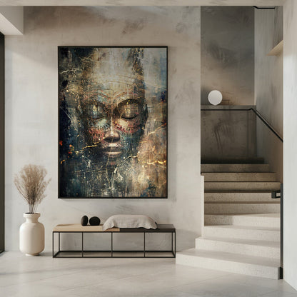 Wandbild Afrikanische Kunst Illustration Wandkunst 111