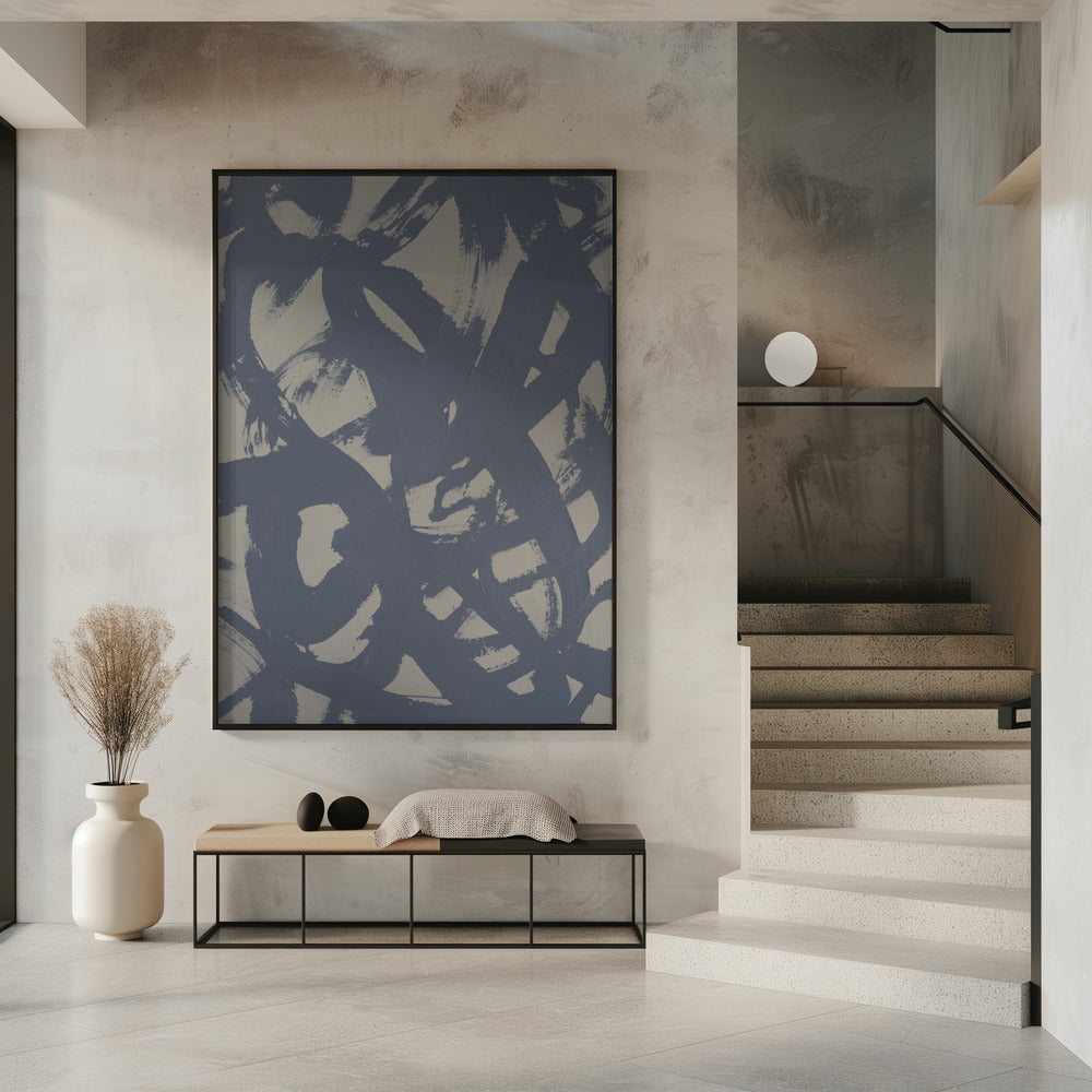 Wall art Abstract Brush Strokes 399X