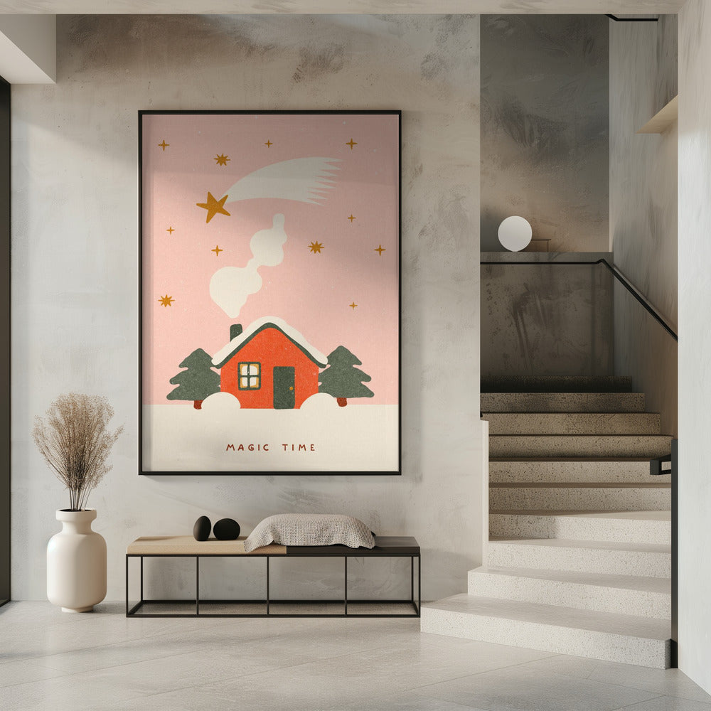 Wandbild Eine magische Zeit zu Weihnachten Leinwandbild