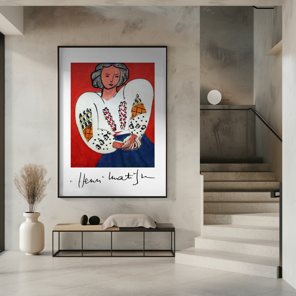 Wandbild Henri Matisse, La Camicetta Romena, 1940
