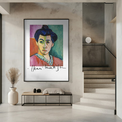 Wandbild La Raie Verte mit Unterschrift