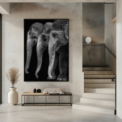 Wandbild Die Natur ist ein großartiges Meisterwerk, ein Elefant; das einzige harmlose große Ding ...