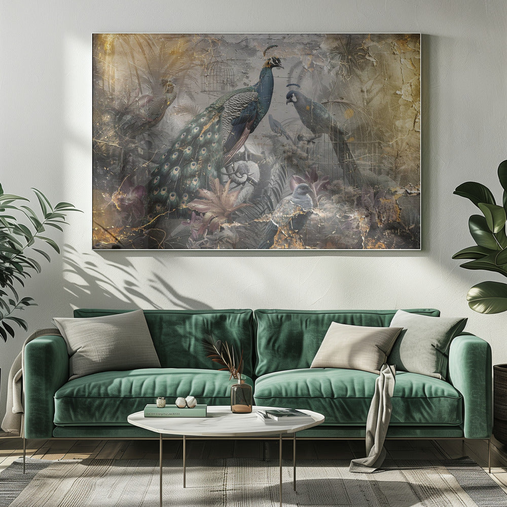 Wandkunst Vogel Vögel Tier Vintage Kunst Illustration Wandbilder 18