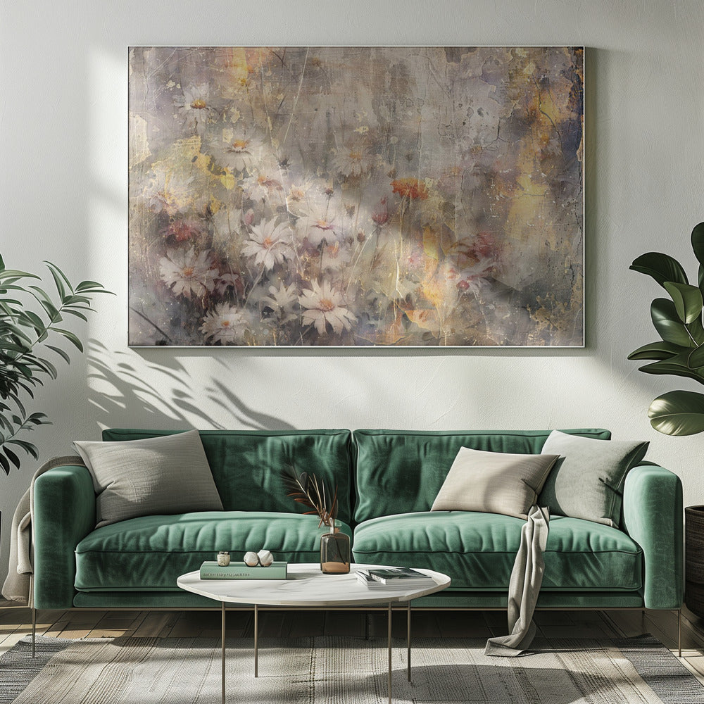 Wandbild Blume Floral Kunst Illustration Wandbild 010