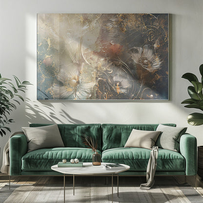 Wandbild Blumen Blumenkunst Illustration Wandkunst 042