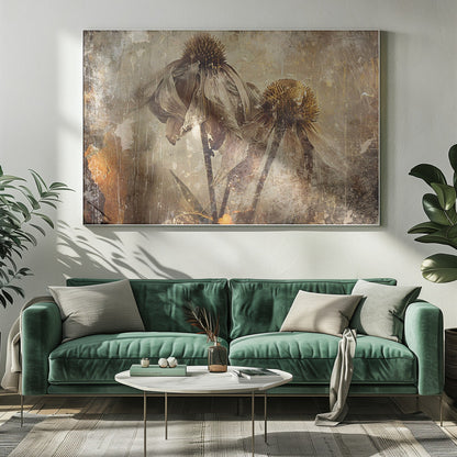 Wandbild Blumen Blumenkunst Illustration Wandkunst 082