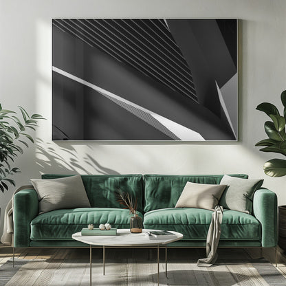 Wandbild Abstraktion eines Schwans