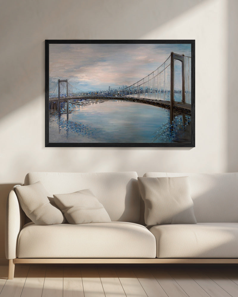 Wandkunst-Ermilkina Waltwhitmanbridge  Öl