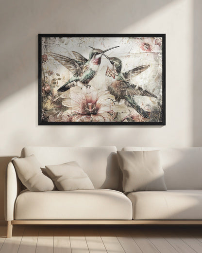 Wandkunst Vogel Vögel Tier Vintage Kunst Illustration Wandkunst 10