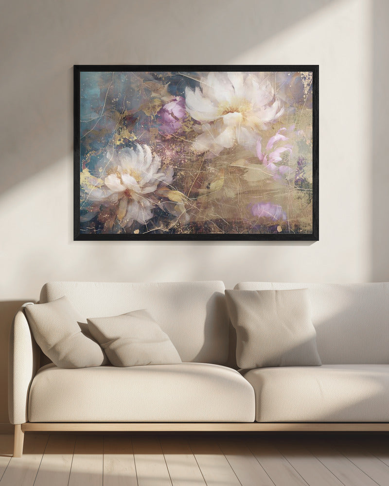 Wandbild Blumen Blumenkunst Illustration Wandkunst 002
