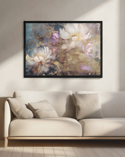 Wandbild Blumen Blumenkunst Illustration Wandkunst 002