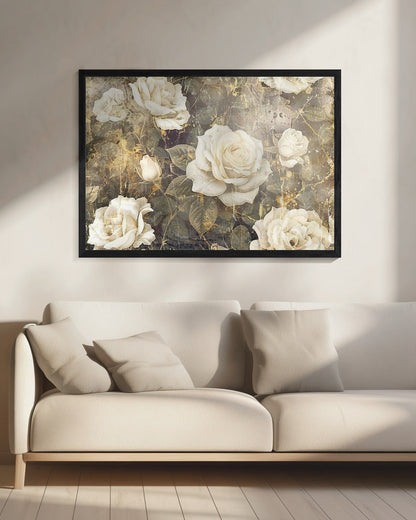 Wandbilder Blumen Blumenschmuck Illustration Wandkunst 069