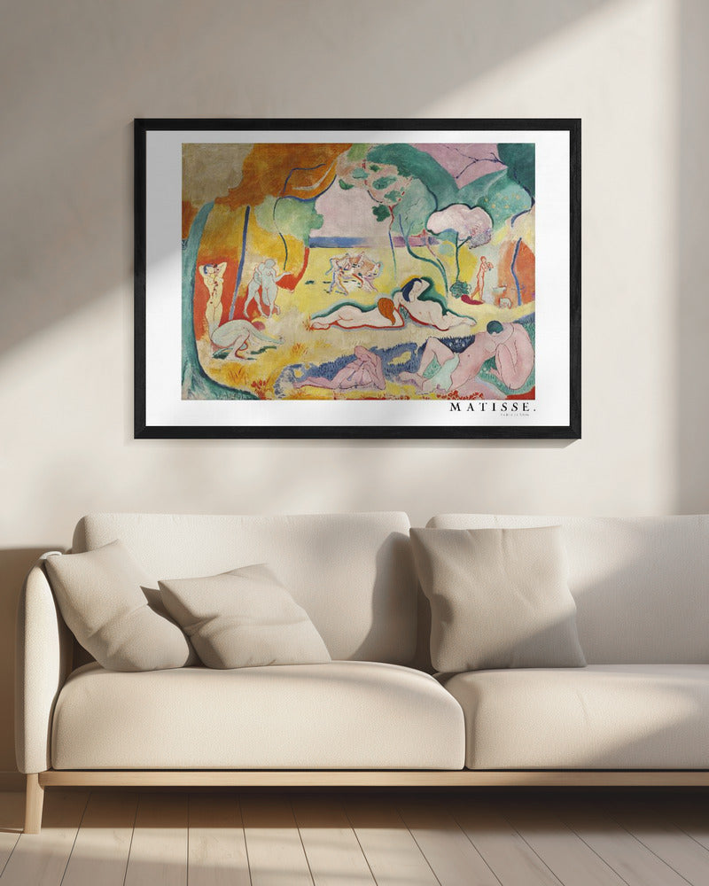 Wandbild La Joie De Vivre, mit Rahmen