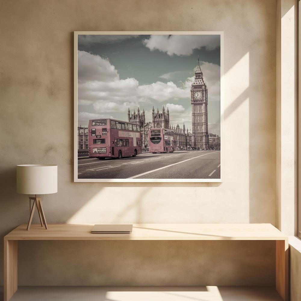 Wandbilder Typisch London | urbaner Vintage-Stil