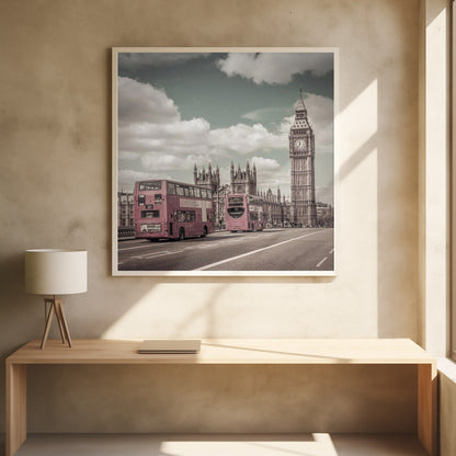 Wandbilder Typisch London | urbaner Vintage-Stil