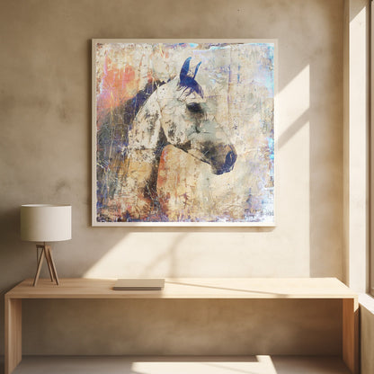 Wandbild Pferd Vintage-Kunst Illustration 04