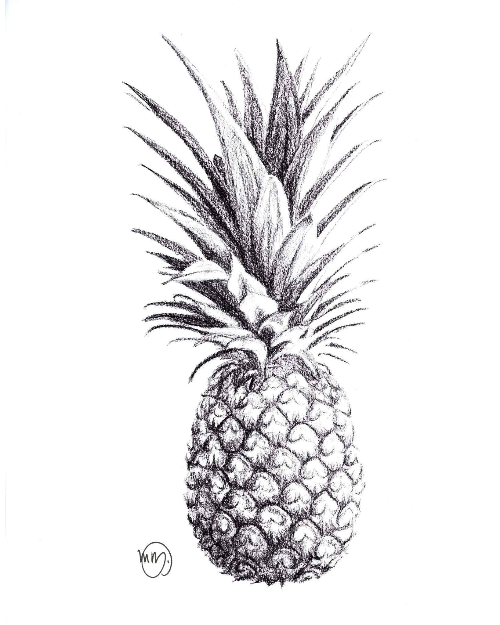Pineapple Greeting Card