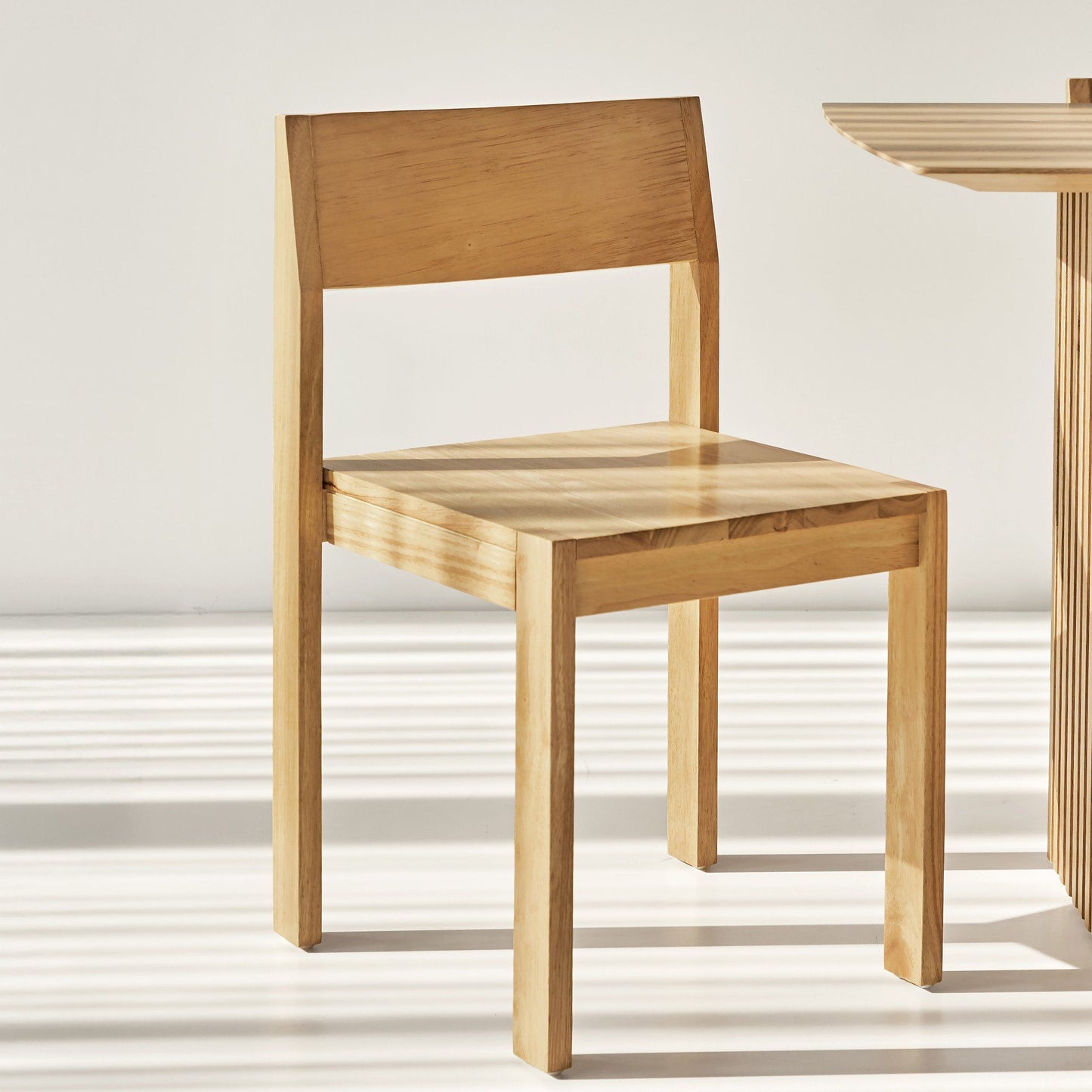 Plank Natural Oak Dining Set