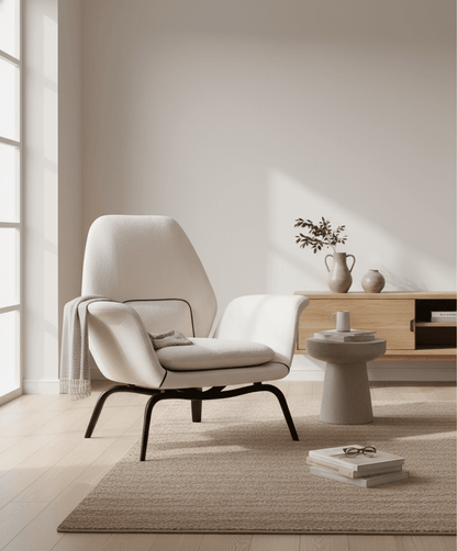 PM07 Premium Relaxsessel mit Hocker