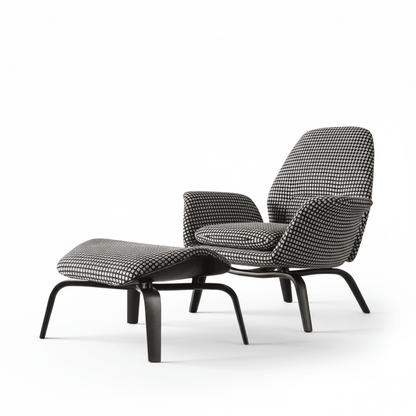 PM07 Premium Relaxsessel mit Hocker