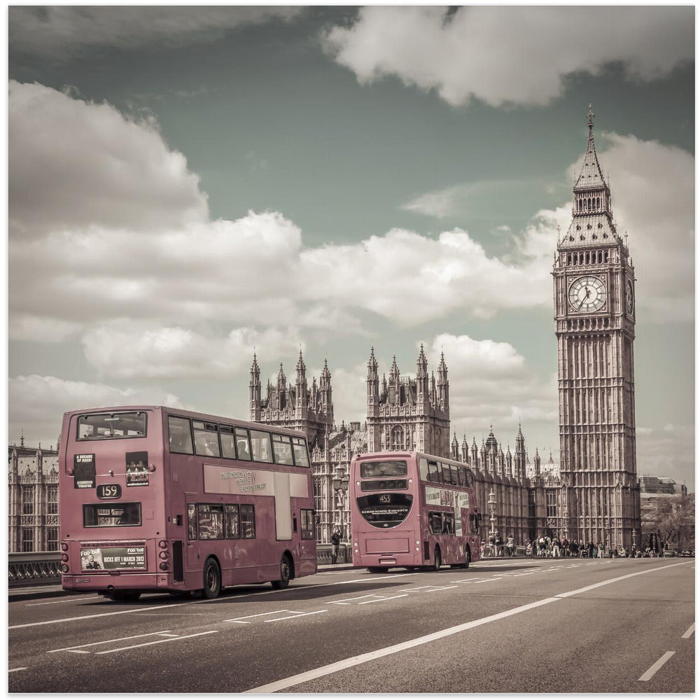 Wandbilder Typisch London | urbaner Vintage-Stil