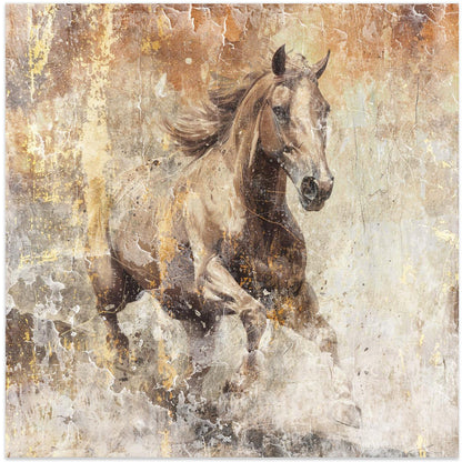 Wandkunst Pferd Vintage-Kunst Illustration 08