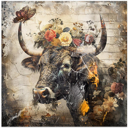 Wandkunst Blumen Tiere Vintage-Kunst Illustration 09
