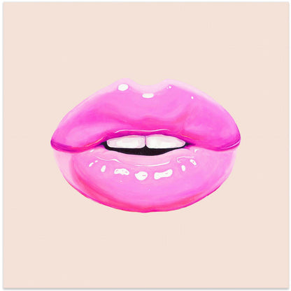 Wall art Pink Lips