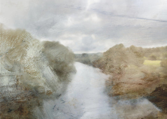 Wandbild Fluss