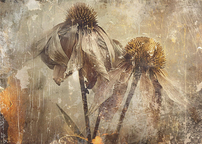 Wandbild Blumen Blumenkunst Illustration Wandkunst 082