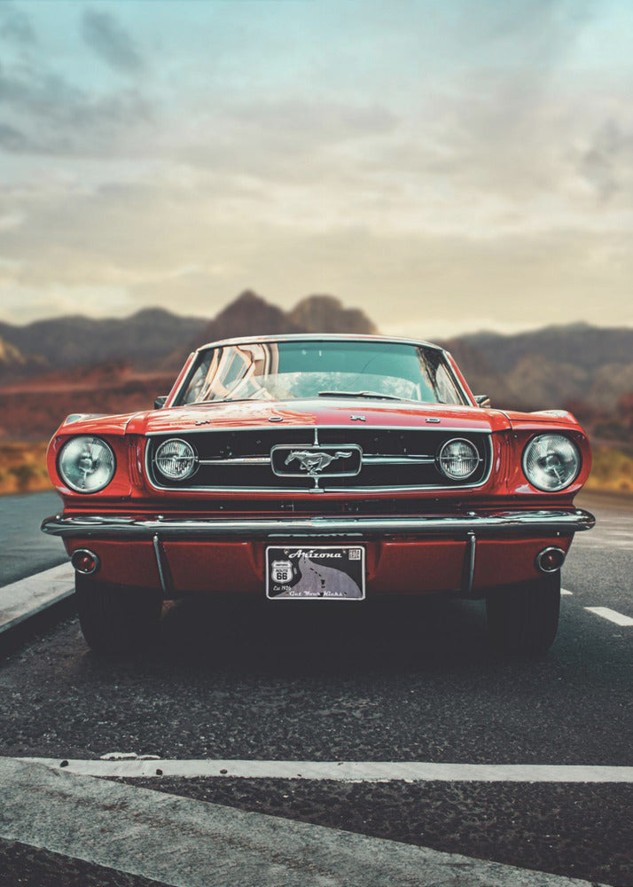 Wandbild Oldtimer Liebe