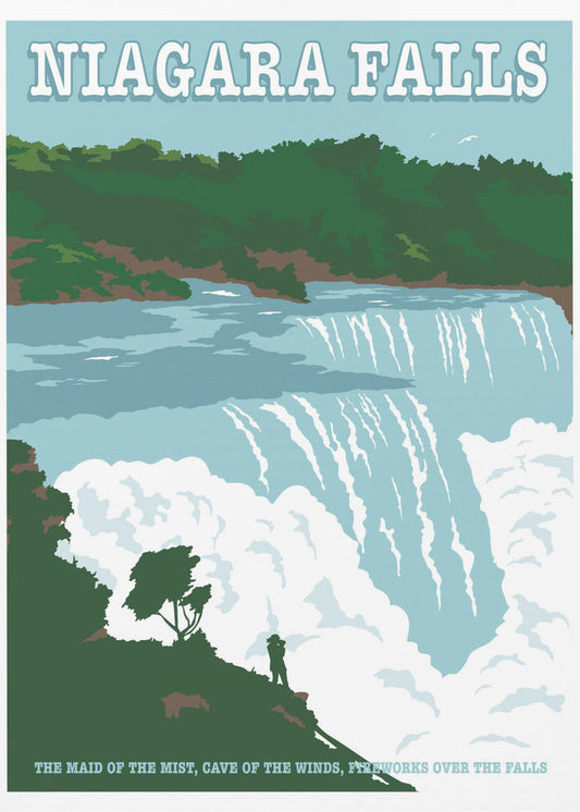 Wandbild Niagara FälleReise-Kunstdruck
