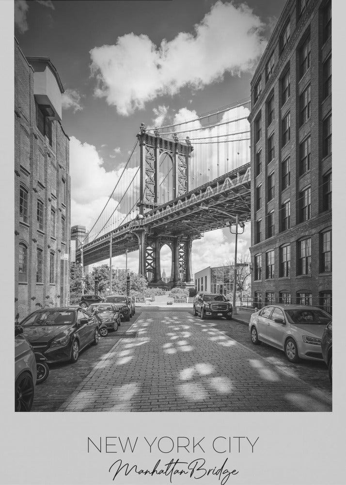 Wandbild-NEW YORK CITY Manhattan Bridge