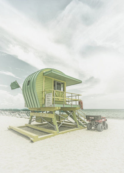 Wandkunst Vintage Florida Flair in Miami Beach