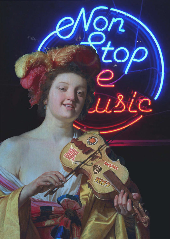 Wandbilder Non Stop the Music Leinwandbild