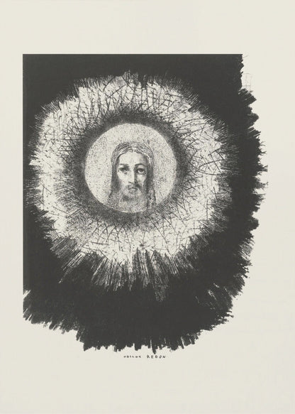 Wandkunst Und das Antlitz Christi leuchtete in der Sonnenscheibe